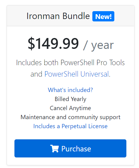 Ironman Software Bundle